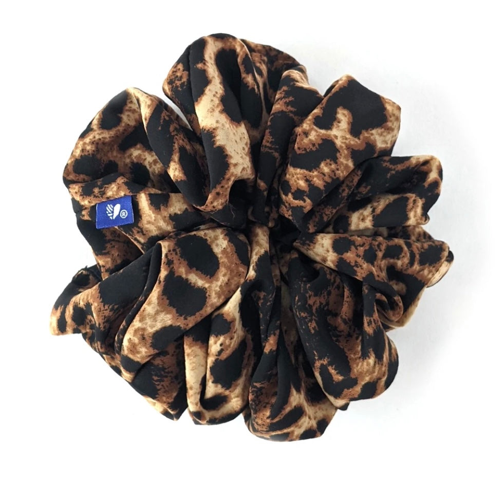 Oversized Leopard Scrunchie