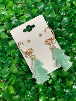 Tassel Trio - Teal