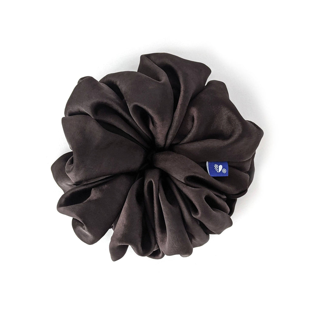 Oversized Black Scrunchie