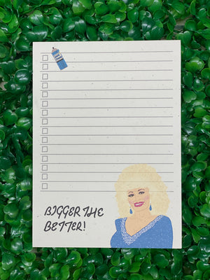 Dolly Parton Notepad