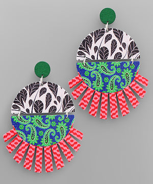 Big Wood Earrings