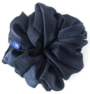Oversized Navy Scrunchie