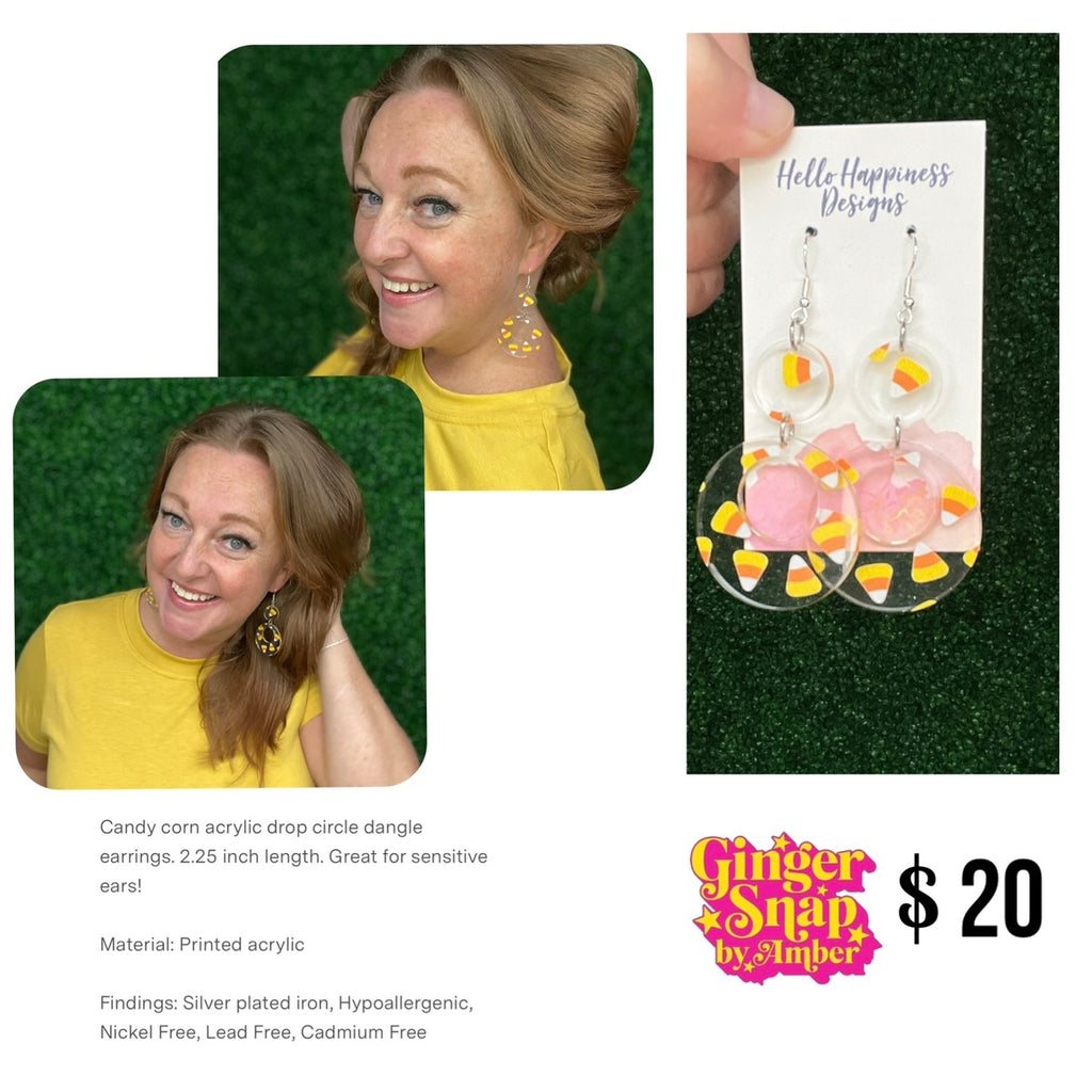 Candy Corn Dangles
